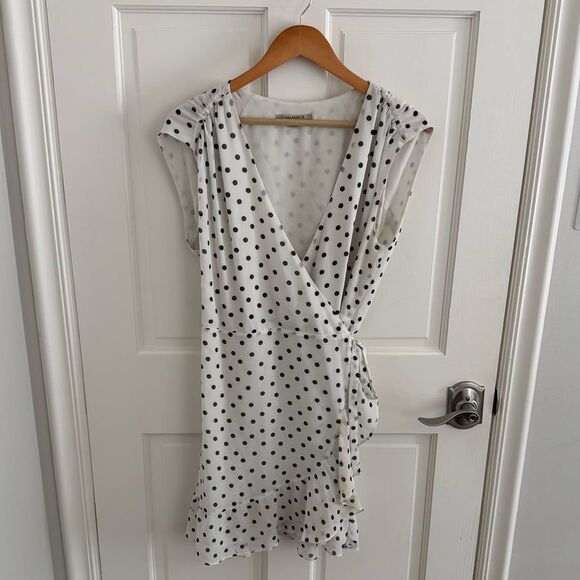 Allsaints Krystal Polka Dot Dress Size Large - Picture 4 of 8